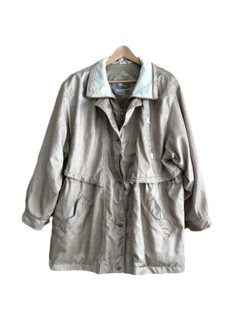 Vintage Current Seen trench style coat plus size 2X